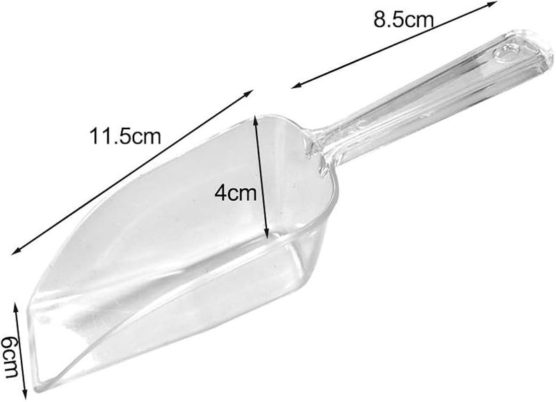 Large Clear Plastic Utility Shovel for Ice Grains Sand and Tea - Image 2